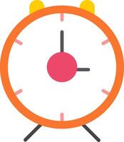 Alarm Clock Flat Icon vector