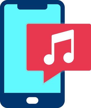 Mobile Flat Icon vector