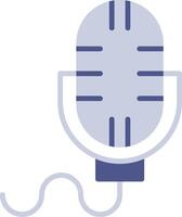 Microphone Flat Icon vector