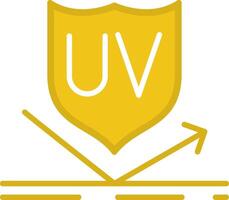 UV Protection Flat Icon vector