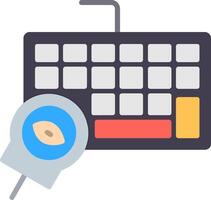 Keyloger Flat Icon vector