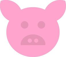 Pig Flat Icon vector