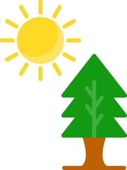 Sun Flat Icon vector