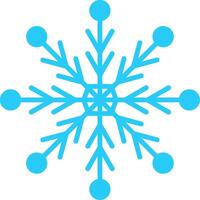 Snowflake Flat Icon vector