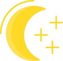 Moon Flat Icon vector