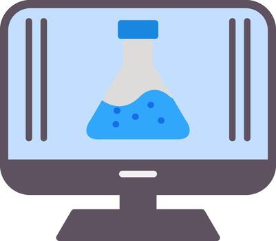 Computer Flat Icon vector