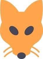 Fox Flat Icon vector