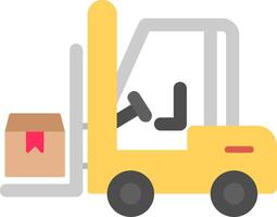 Forklift Flat Icon vector