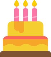 Cake Flat Icon vector