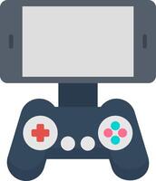 Mobile Game Flat Icon vector