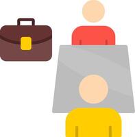 Business Meeting Flat Icon vector