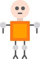 Robot Flat Icon vector