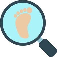 Footprint Flat Icon vector