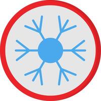 Snowflake Flat Icon vector