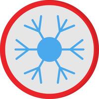 Snowflake Flat Icon vector