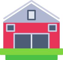 Barn Flat Icon vector