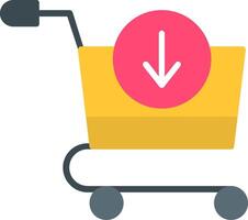 Add To Cart Flat Icon vector