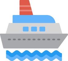 Ship Flat Icon vector