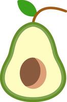 Avocado Flat Icon vector