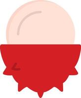 Lychee Flat Icon vector