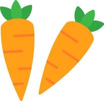 Carrots Flat Icon vector