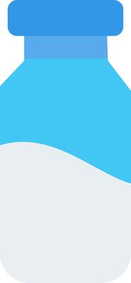Milk Jar Flat Icon
