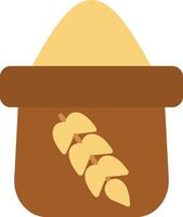 Flour Flat Icon vector