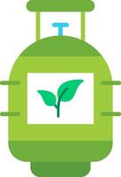 Bio Gas Flat Icon vector