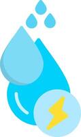 Water Energy Flat Icon vector