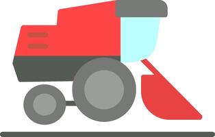 Harvester Flat Icon vector