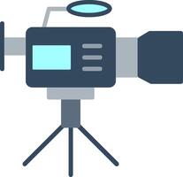 Camcorder Flat Icon vector