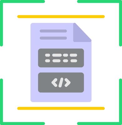 Document Scan Flat Icon