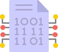 Encryption Data Flat Icon vector