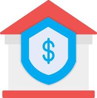 Home Insurance Flat Icon vector