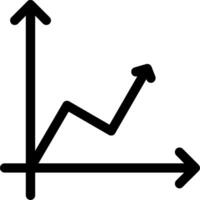 Chart Glyph Icon vector