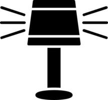 Lamp Glyph Icon vector