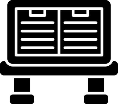 Unit Glyph Icon vector
