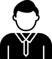 Account Manager Glyph Icon vector