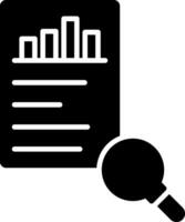 Reports Glyph Icon vector