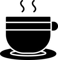 Teacup Glyph Icon vector