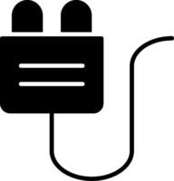 Plug Glyph Icon vector