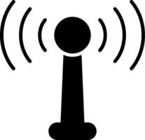 Antenna Glyph Icon vector