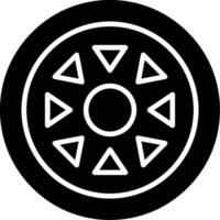 Rim Glyph Icon vector