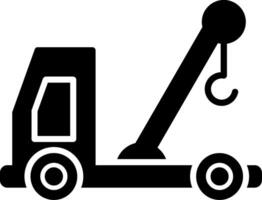 Lift Truck Glyph Icon vector