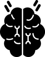 Brainstorm Glyph Icon vector