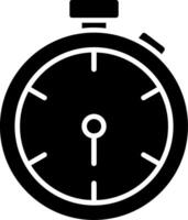 Stopwatch Glyph Icon vector