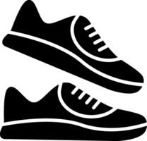 persona que practica jogging glifo icono vector