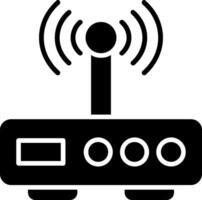 Modem Glyph Icon vector