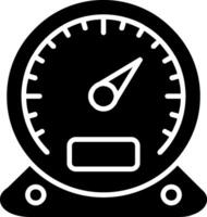 Gauge Glyph Icon vector