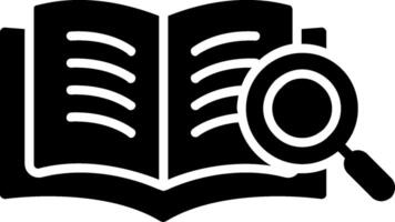 Book Glyph Icon vector